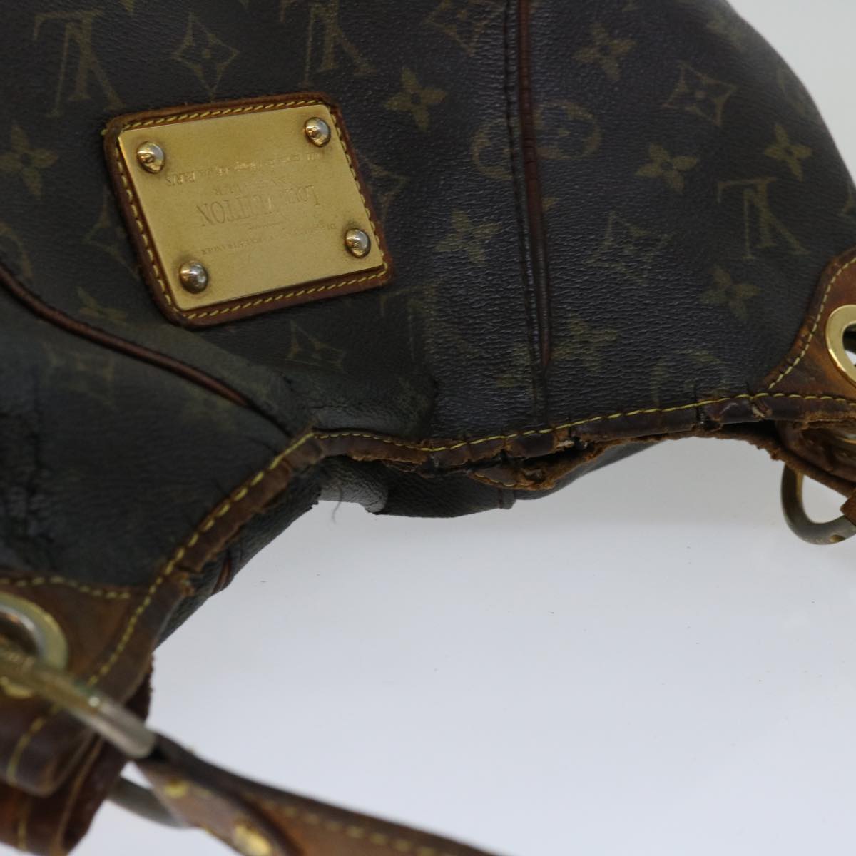 LOUIS VUITTON Monogram Galliera PM Shoulder Bag M56382 LV Auth 66205