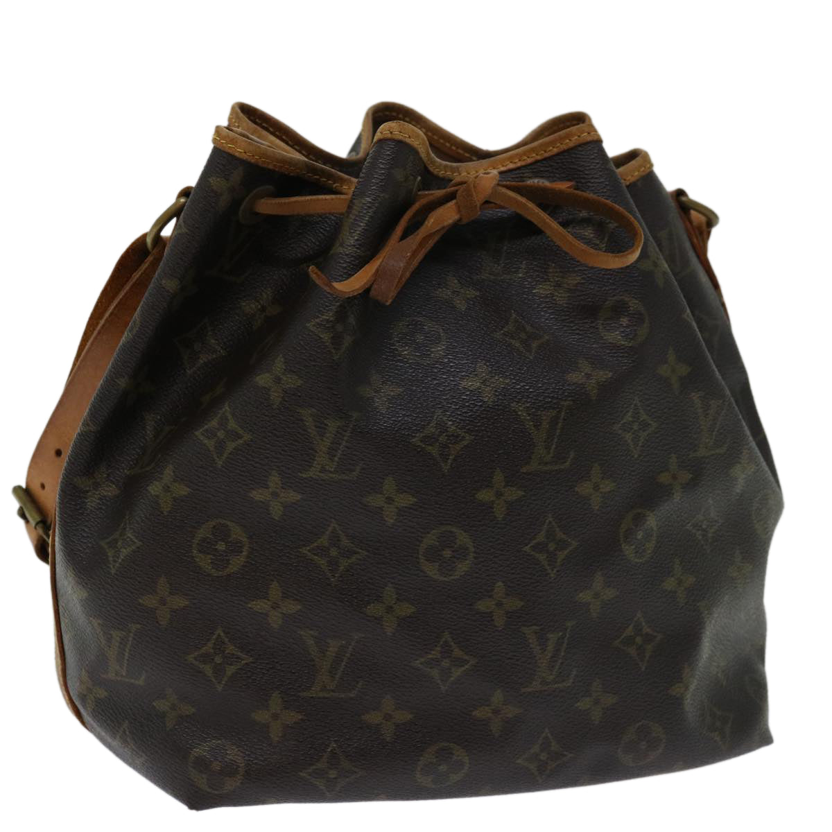 LOUIS VUITTON Monogram Petit Noe Shoulder Bag M42226 LV Auth 66208