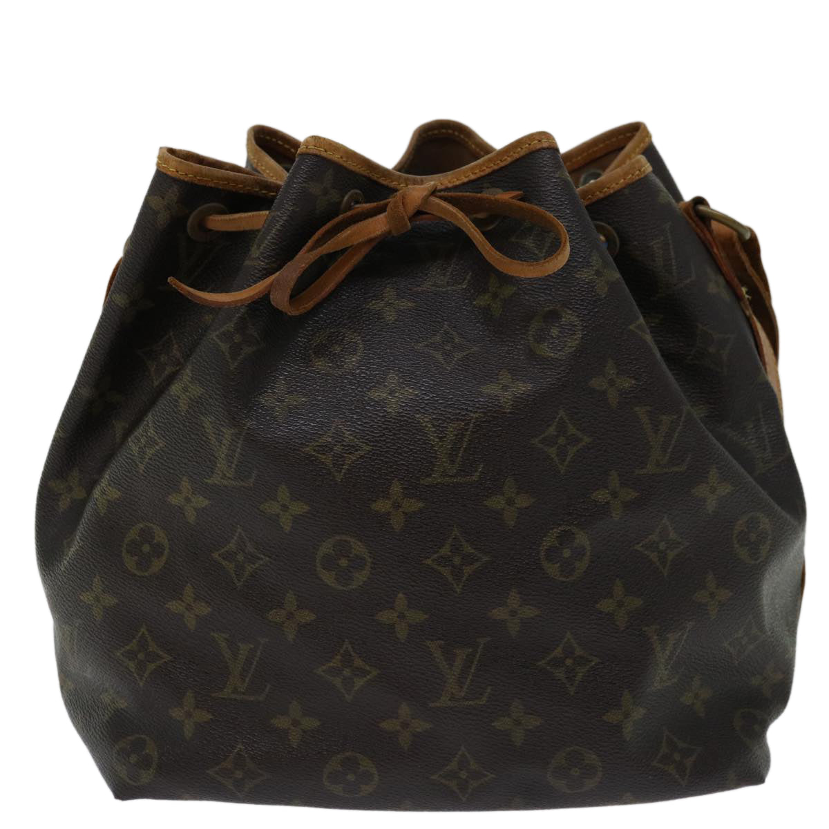 LOUIS VUITTON Monogram Petit Noe Shoulder Bag M42226 LV Auth 66208