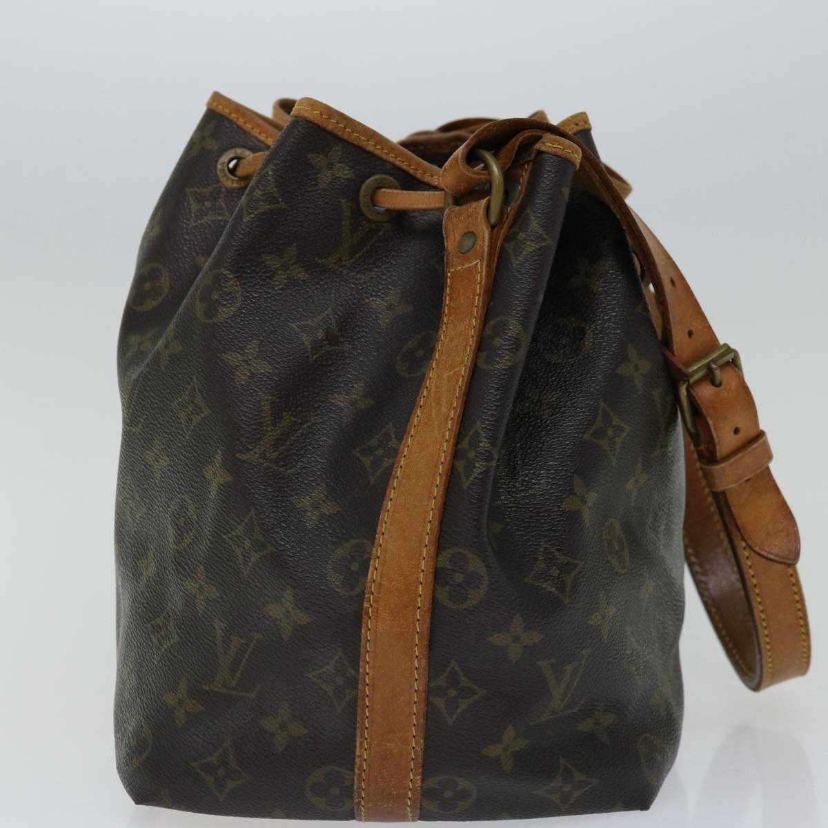 LOUIS VUITTON Monogram Petit Noe Shoulder Bag M42226 LV Auth 66208