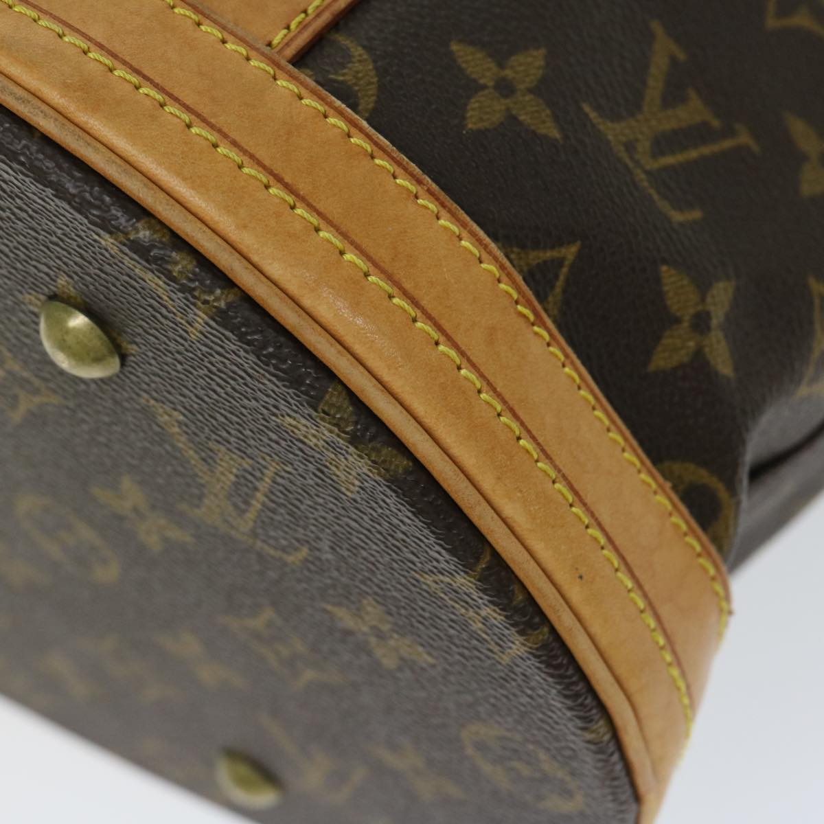 LOUIS VUITTON Monogram Bucket GM Shoulder Bag M42236 LV Auth 66210