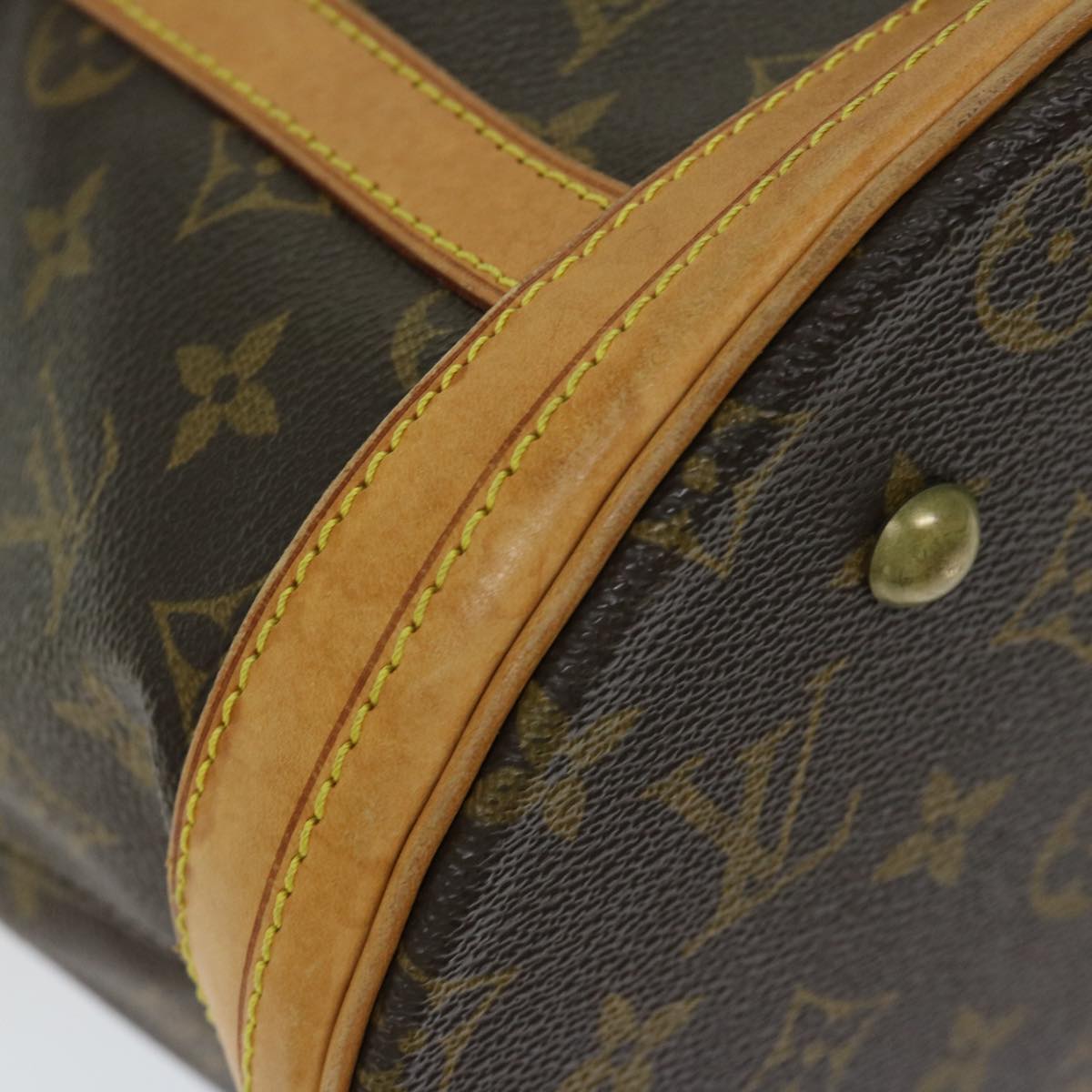 LOUIS VUITTON Monogram Bucket GM Shoulder Bag M42236 LV Auth 66210