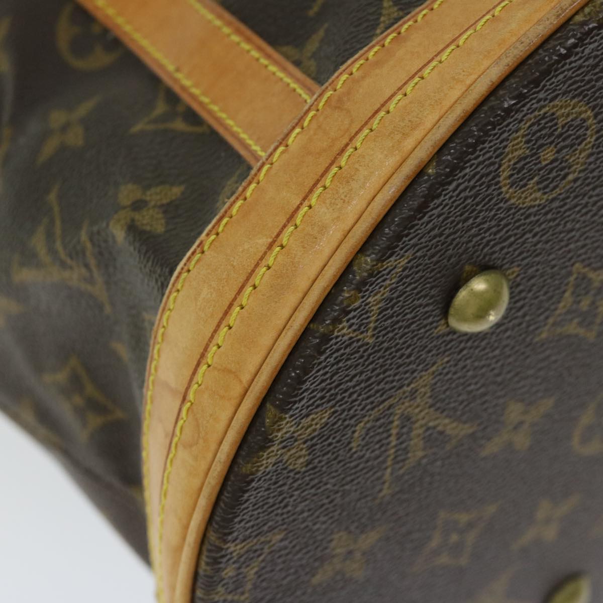 LOUIS VUITTON Monogram Bucket GM Shoulder Bag M42236 LV Auth 66210