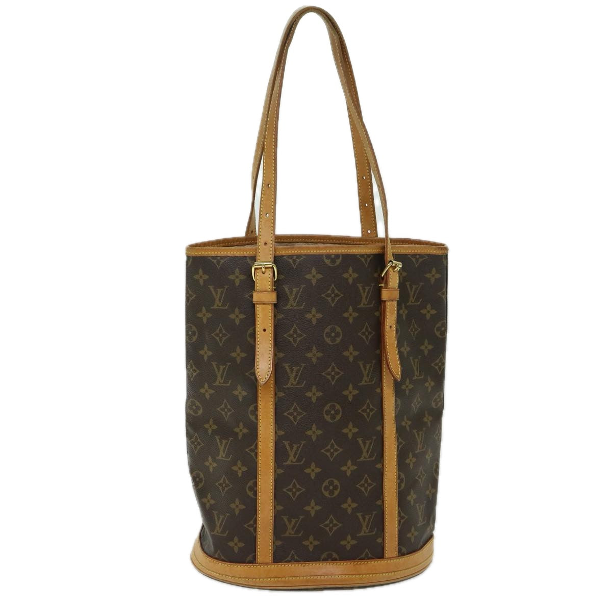 LOUIS VUITTON Monogram Bucket GM Shoulder Bag M42236 LV Auth 66210