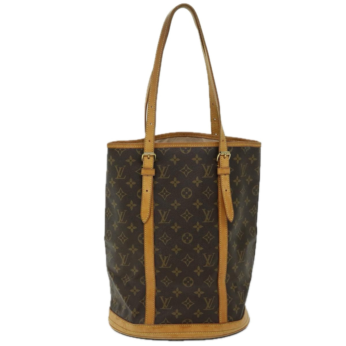 LOUIS VUITTON Monogram Bucket GM Shoulder Bag M42236 LV Auth 66210