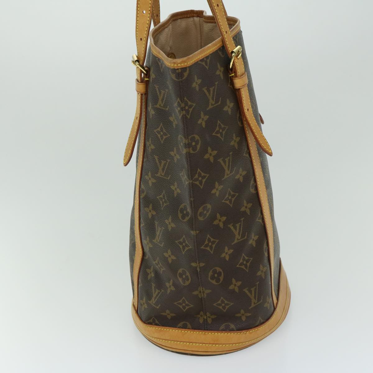 LOUIS VUITTON Monogram Bucket GM Shoulder Bag M42236 LV Auth 66210