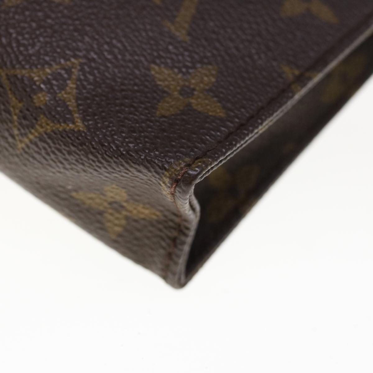 LOUIS VUITTON Monogram Poche Toilette 15 Pouch M47546 LV Auth 66244