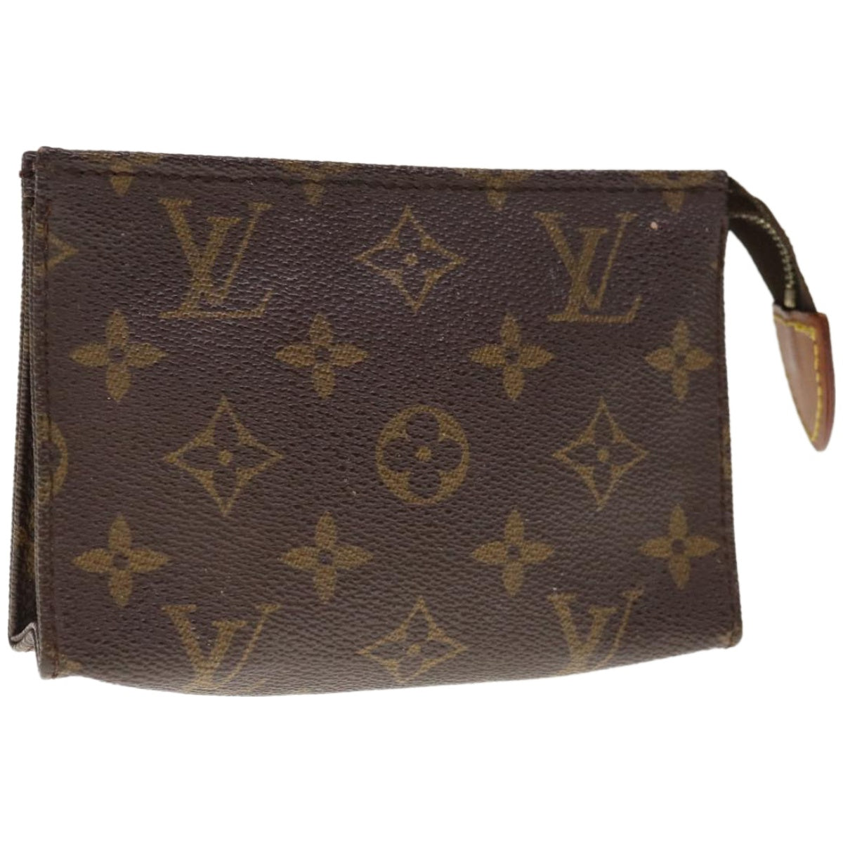 LOUIS VUITTON Monogram Poche Toilette 15 Pouch M47546 LV Auth 66244