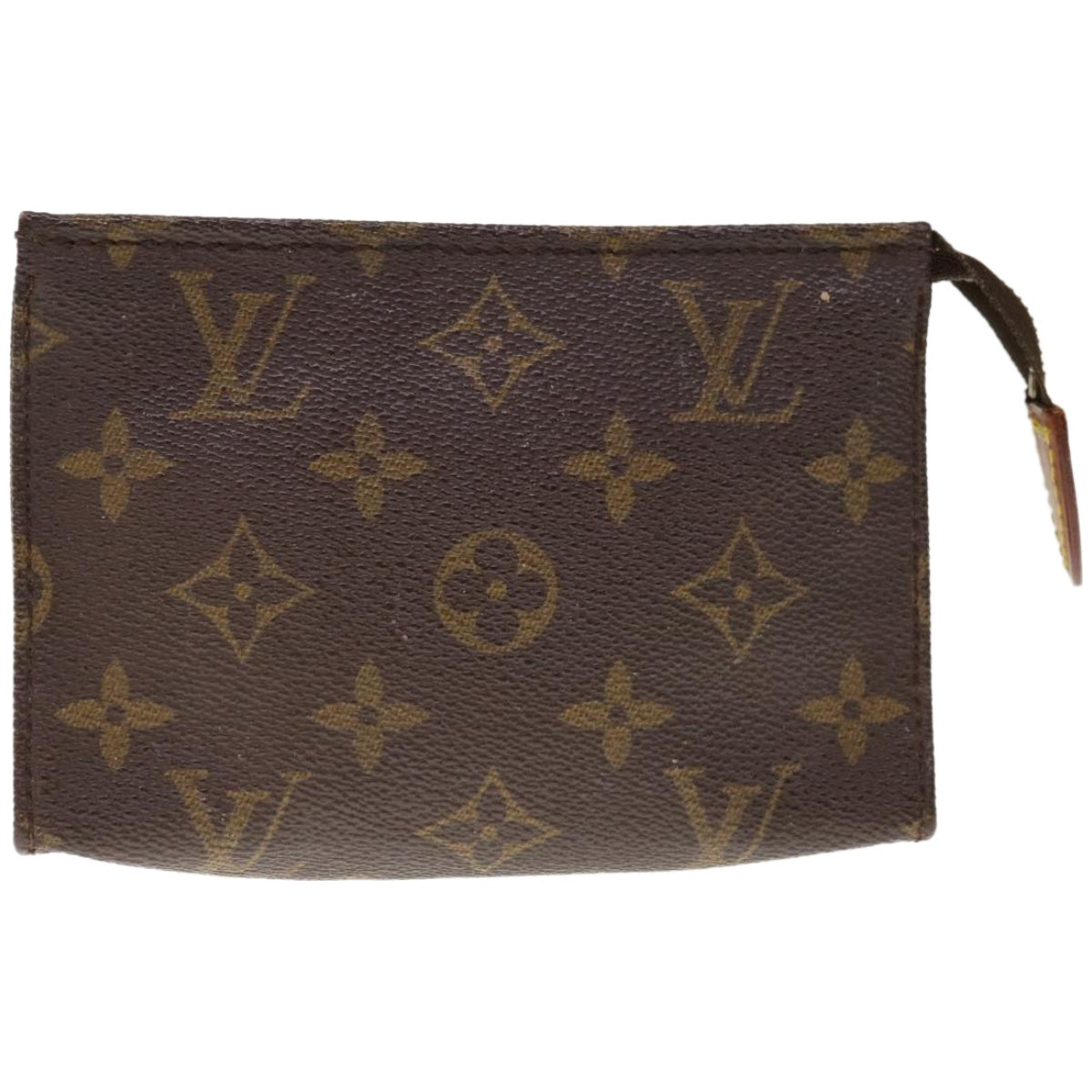 LOUIS VUITTON Monogram Poche Toilette 15 Pouch M47546 LV Auth 66244