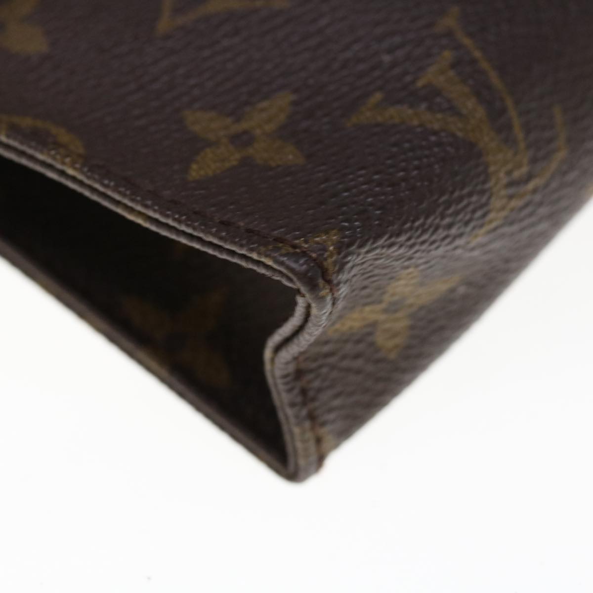 LOUIS VUITTON Monogram Poche Toilette 15 Pouch M47546 LV Auth 66244