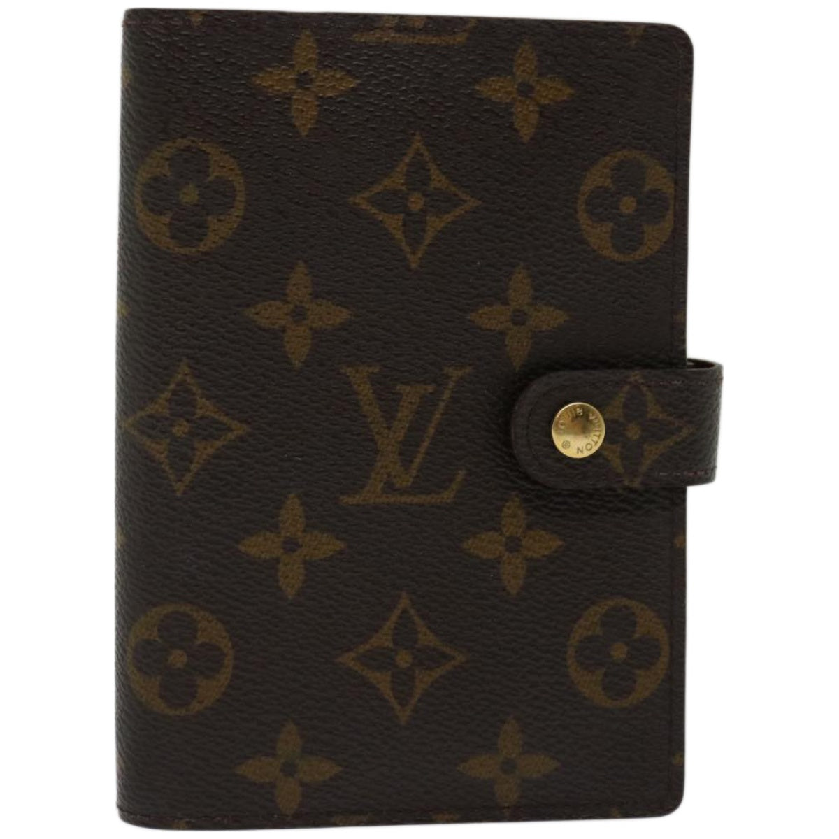 LOUIS VUITTON Monogram Agenda PM Day Planner Cover R20005 LV Auth 66256