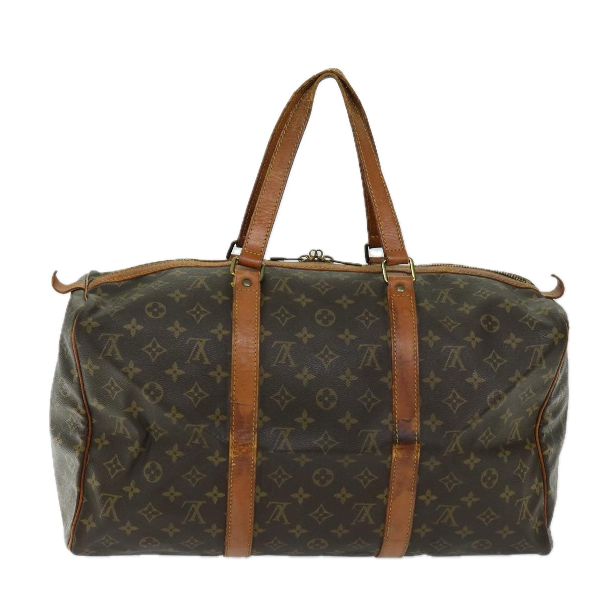 LOUIS VUITTON Monogram Sac Souple 45 Boston Bag M41624 LV Auth 66300