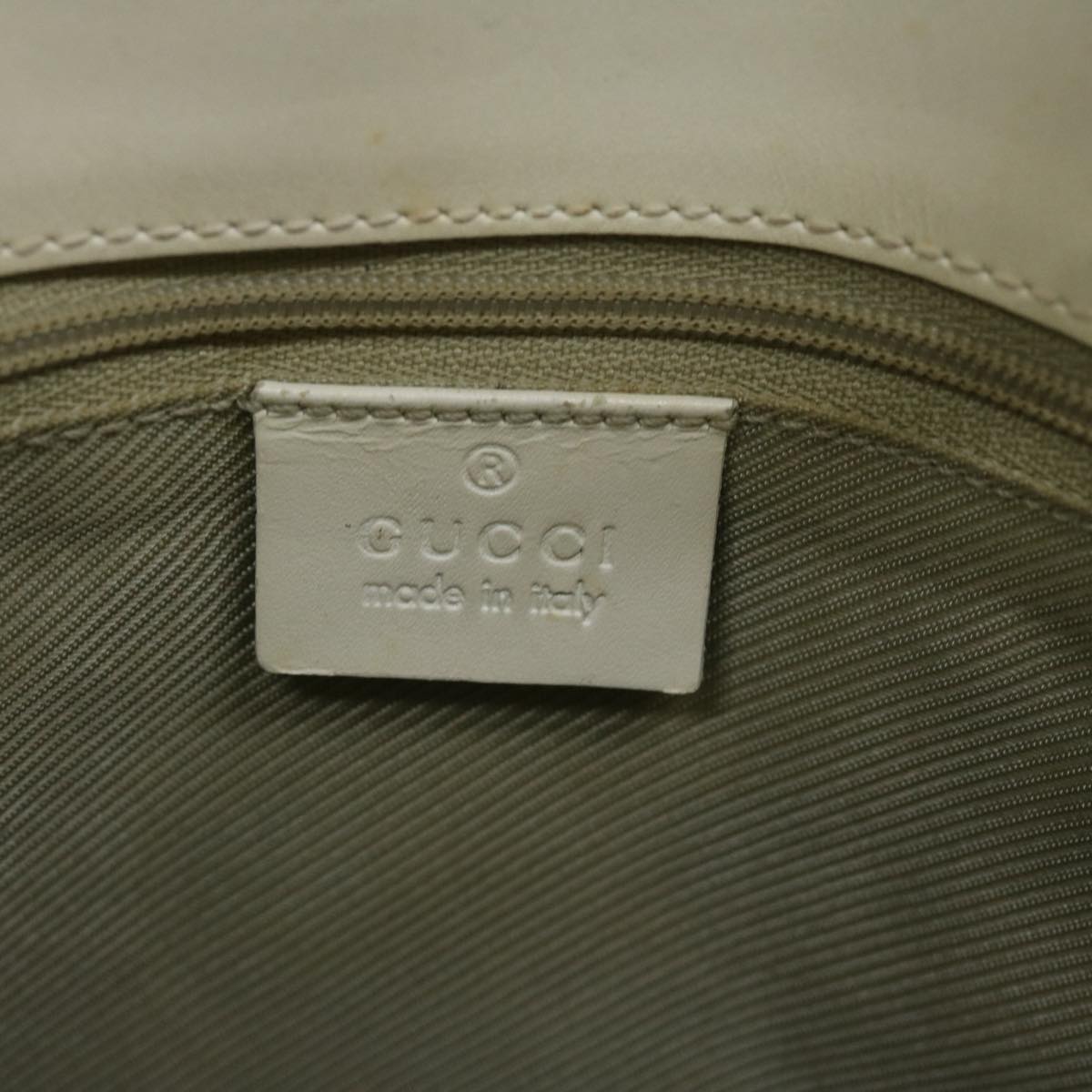 GUCCI GG Canvas Hand Bag Light Blue White Auth 66303