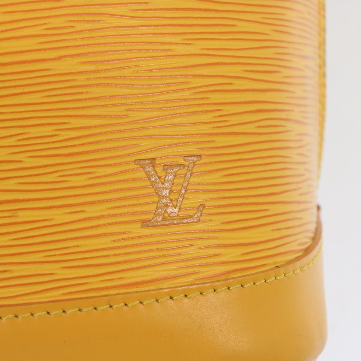 LOUIS VUITTON Epi Alma Hand Bag Tassili Yellow M52149 LV Auth 66314