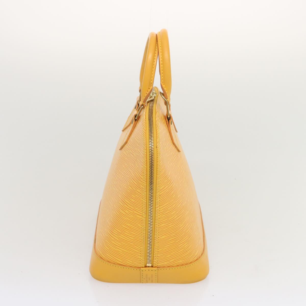 LOUIS VUITTON Epi Alma Hand Bag Tassili Yellow M52149 LV Auth 66314