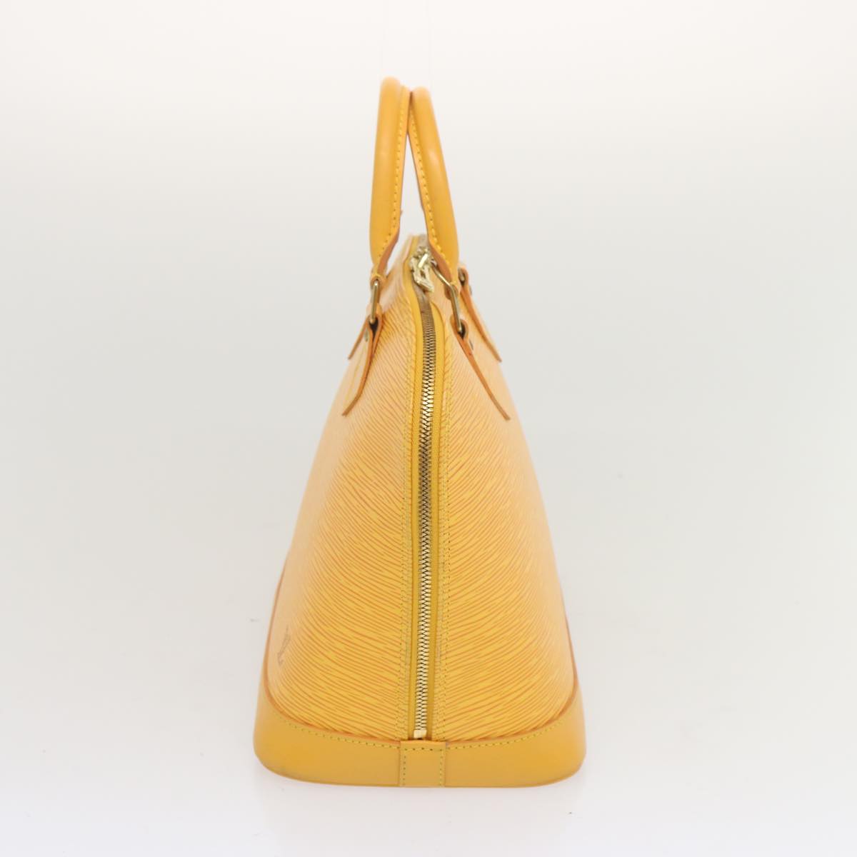 LOUIS VUITTON Epi Alma Hand Bag Tassili Yellow M52149 LV Auth 66314