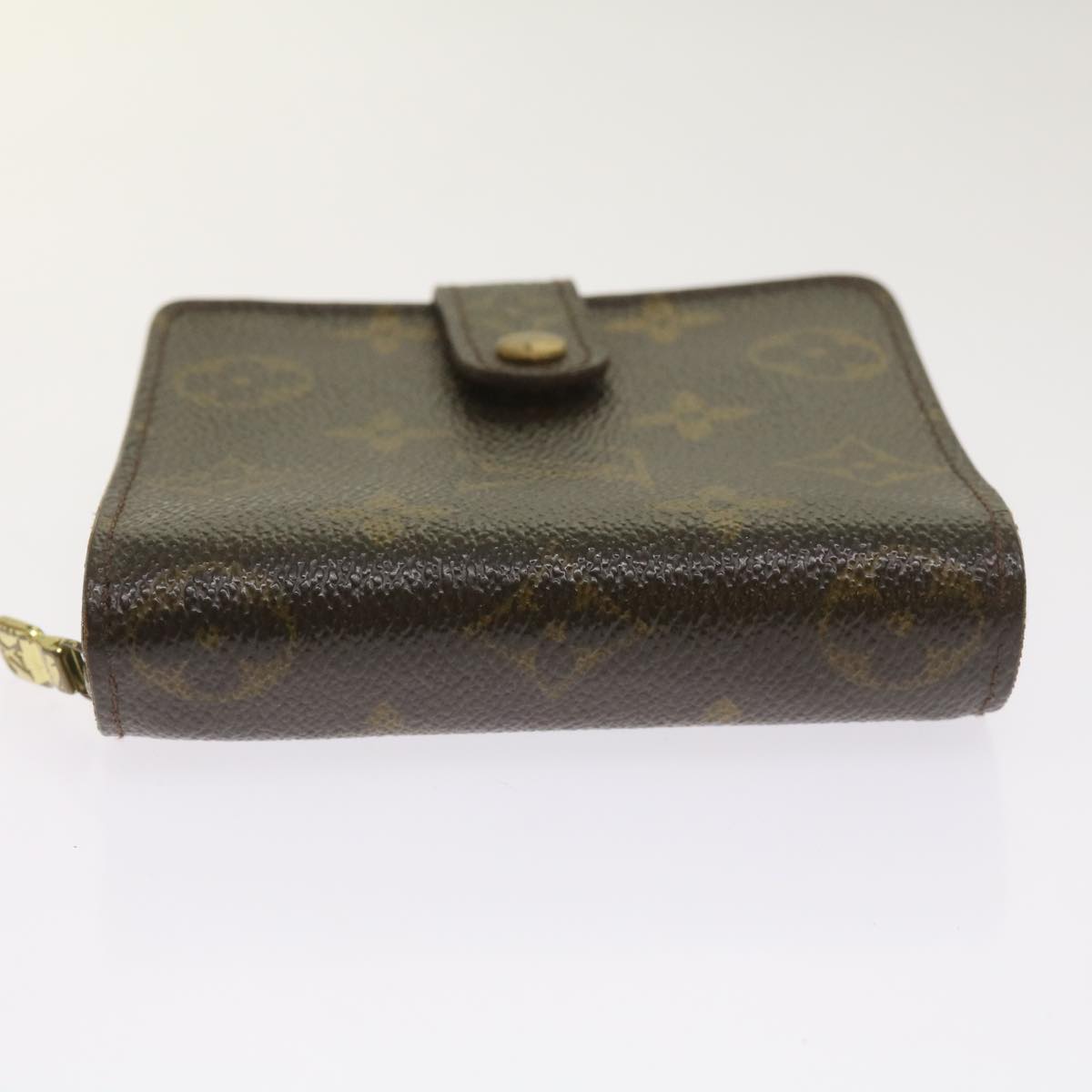 LOUIS VUITTON Monogram Compact Zip Wallet M61667 LV Auth 66318