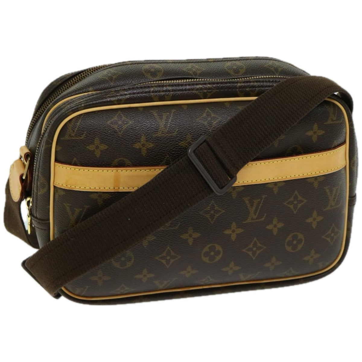 LOUIS VUITTON Monogram Reporter PM Shoulder Bag M45254 LV Auth 66319A