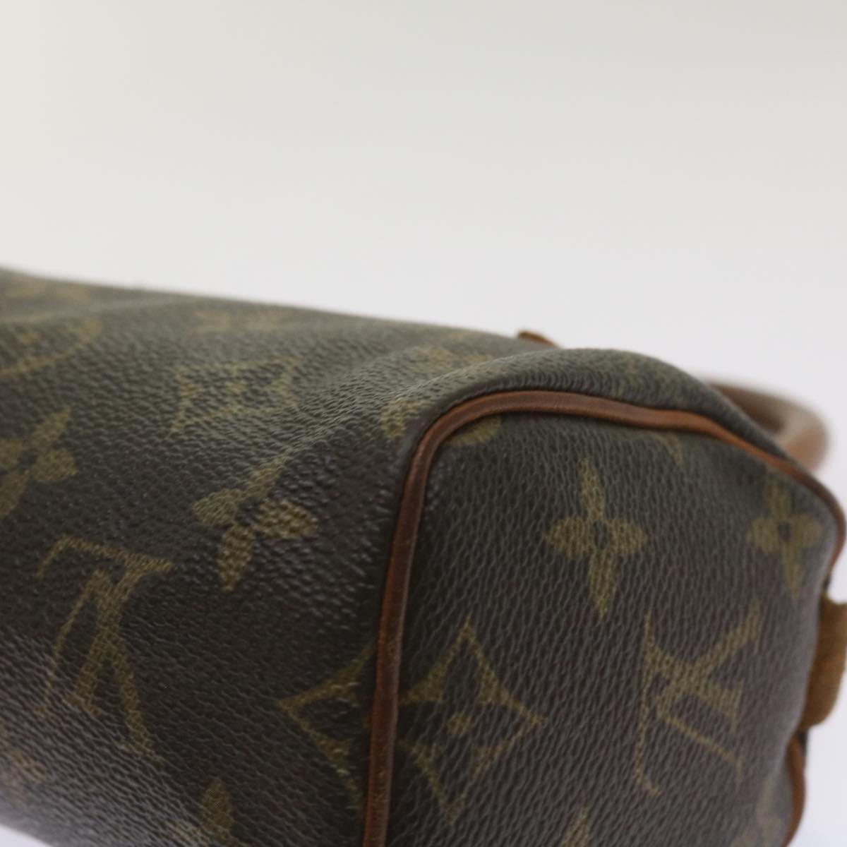 LOUIS VUITTON Monogram Mini Speedy Hand Bag M41534 LV Auth 66329