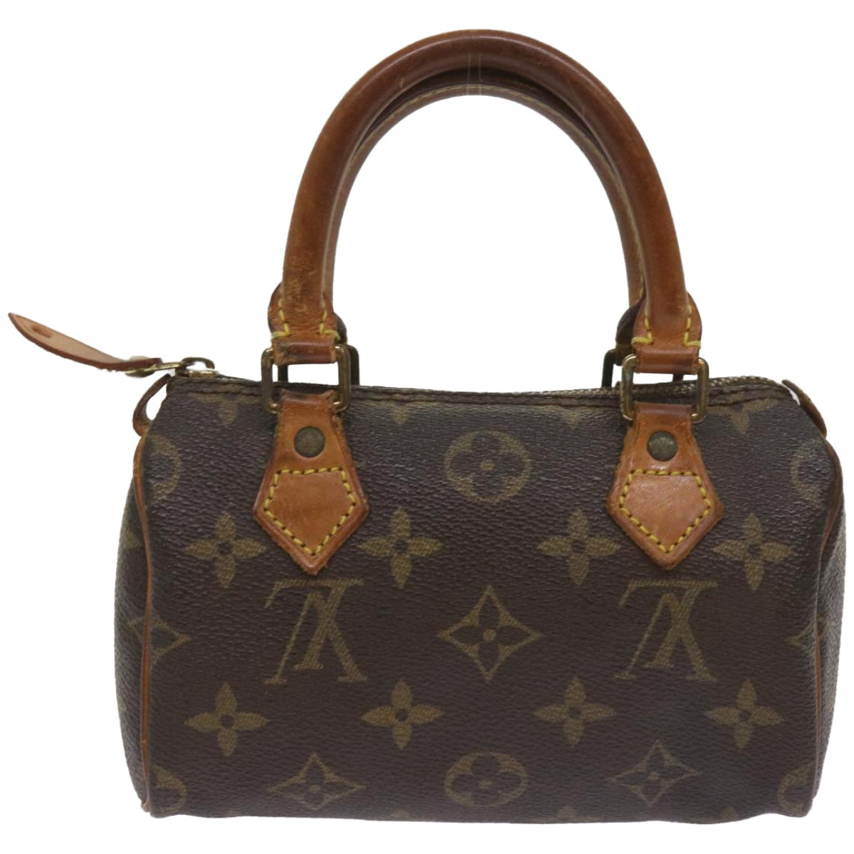 LOUIS VUITTON Monogram Mini Speedy Hand Bag M41534 LV Auth 66329