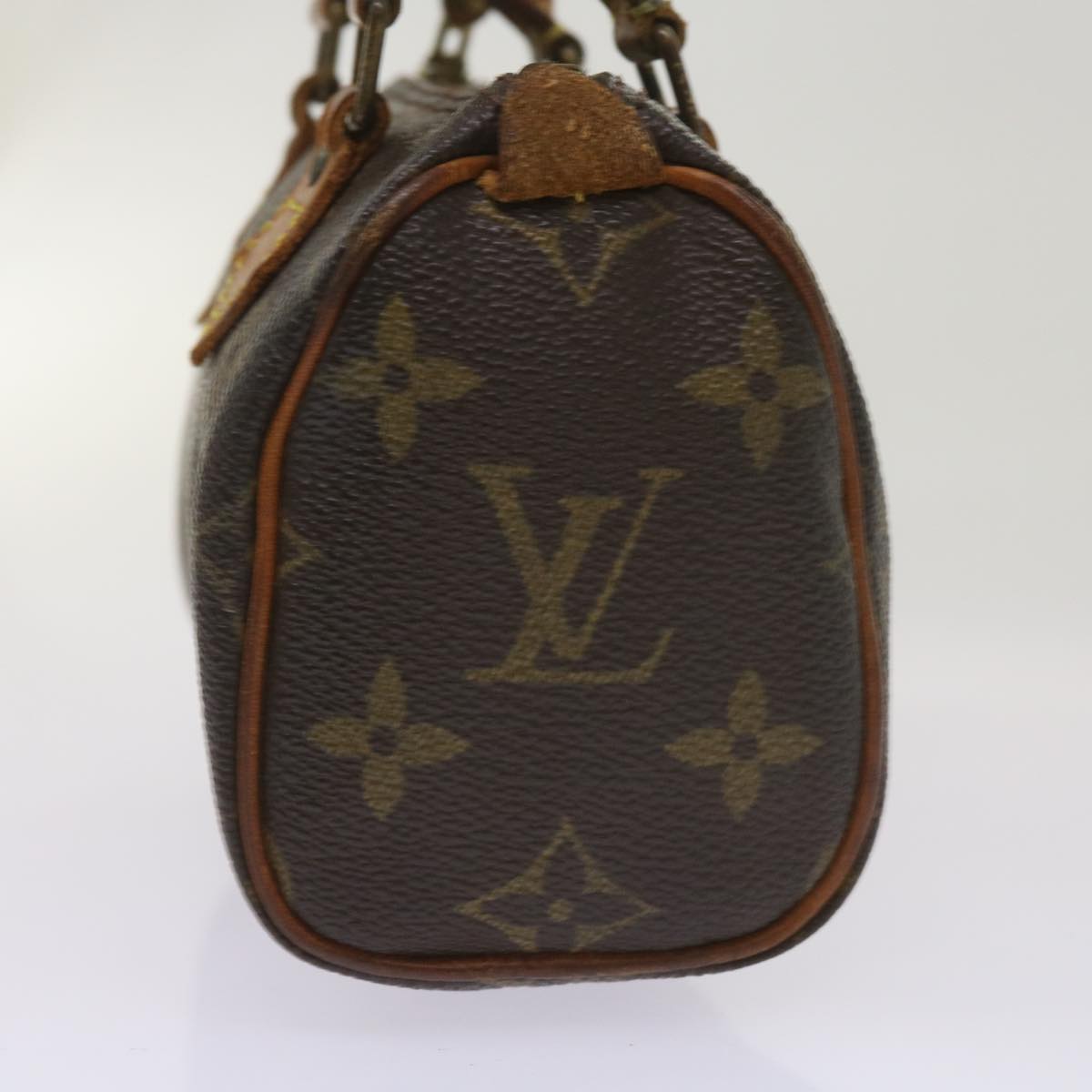 LOUIS VUITTON Monogram Mini Speedy Hand Bag M41534 LV Auth 66329