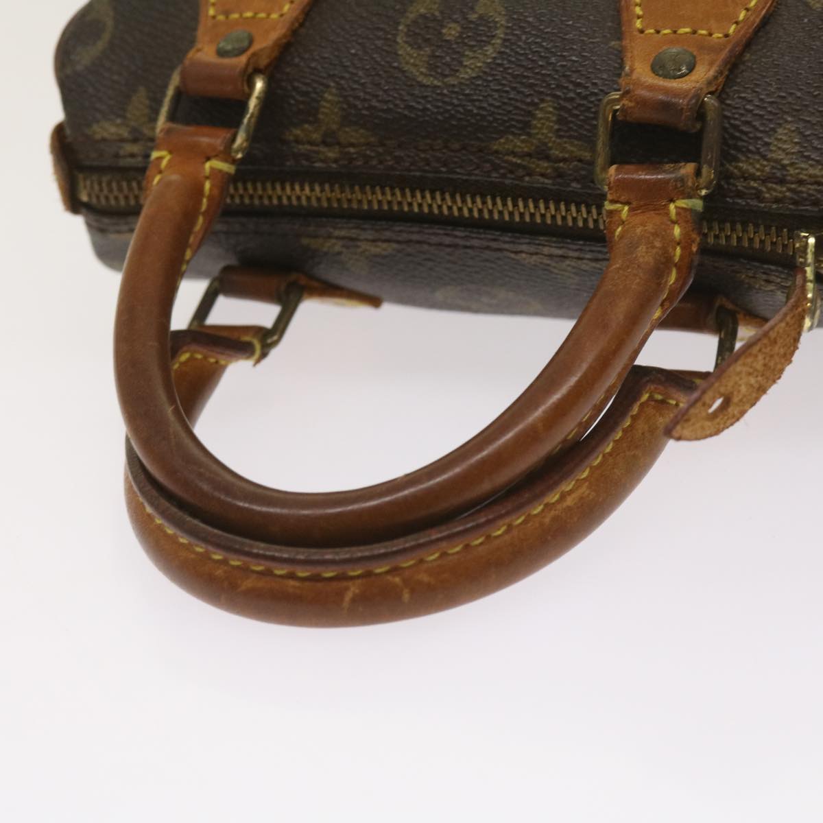 LOUIS VUITTON Monogram Mini Speedy Hand Bag M41534 LV Auth 66329