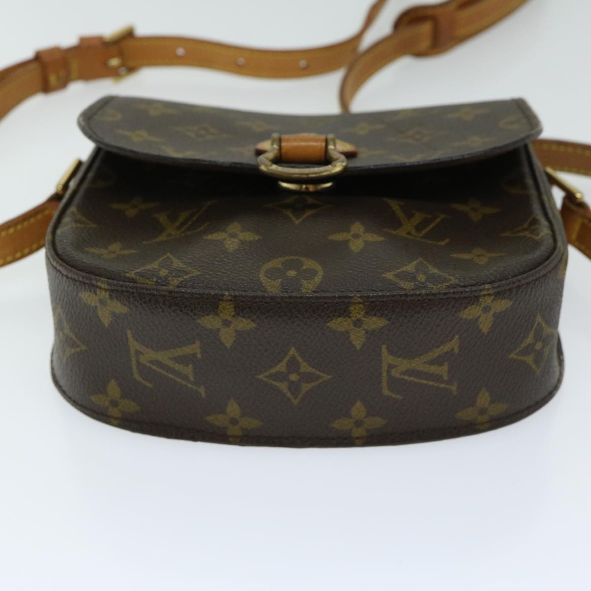 LOUIS VUITTON Monogram Saint Cloud PM Shoulder Bag M51244 LV Auth 66330