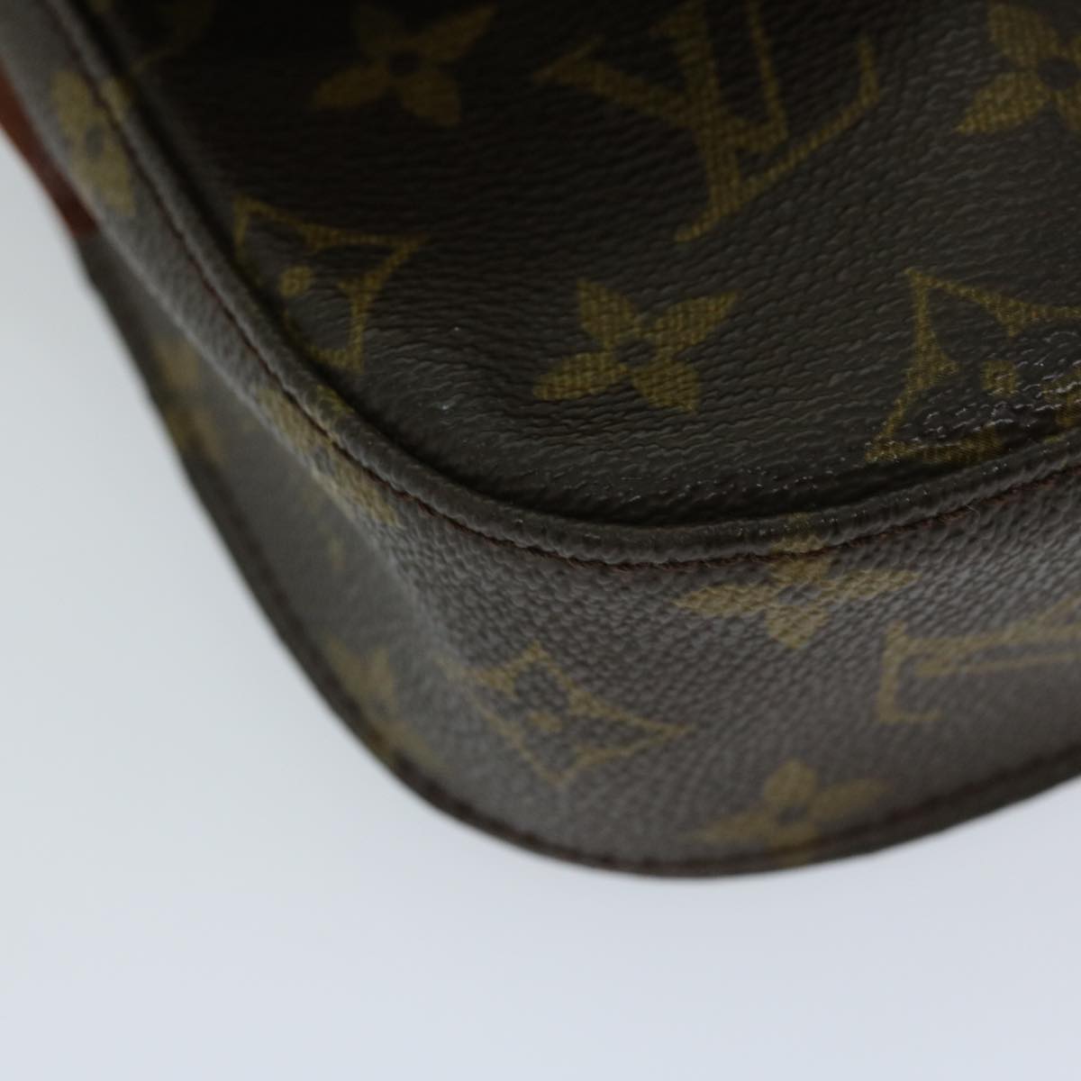 LOUIS VUITTON Monogram Saint Cloud PM Shoulder Bag M51244 LV Auth 66330