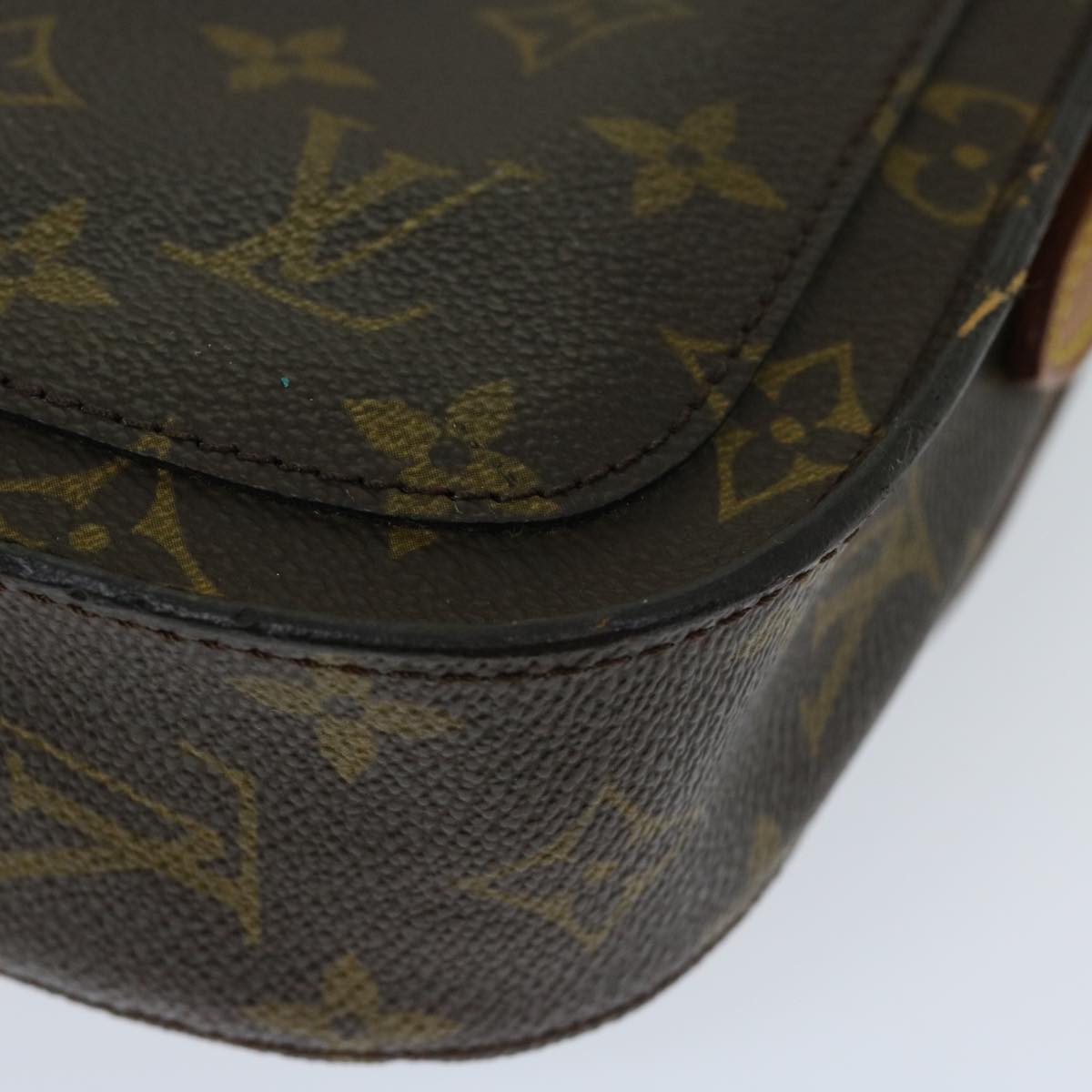 LOUIS VUITTON Monogram Saint Cloud PM Shoulder Bag M51244 LV Auth 66330