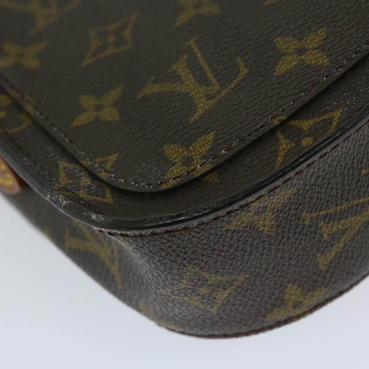 LOUIS VUITTON Monogram Saint Cloud PM Shoulder Bag M51244 LV Auth 66330