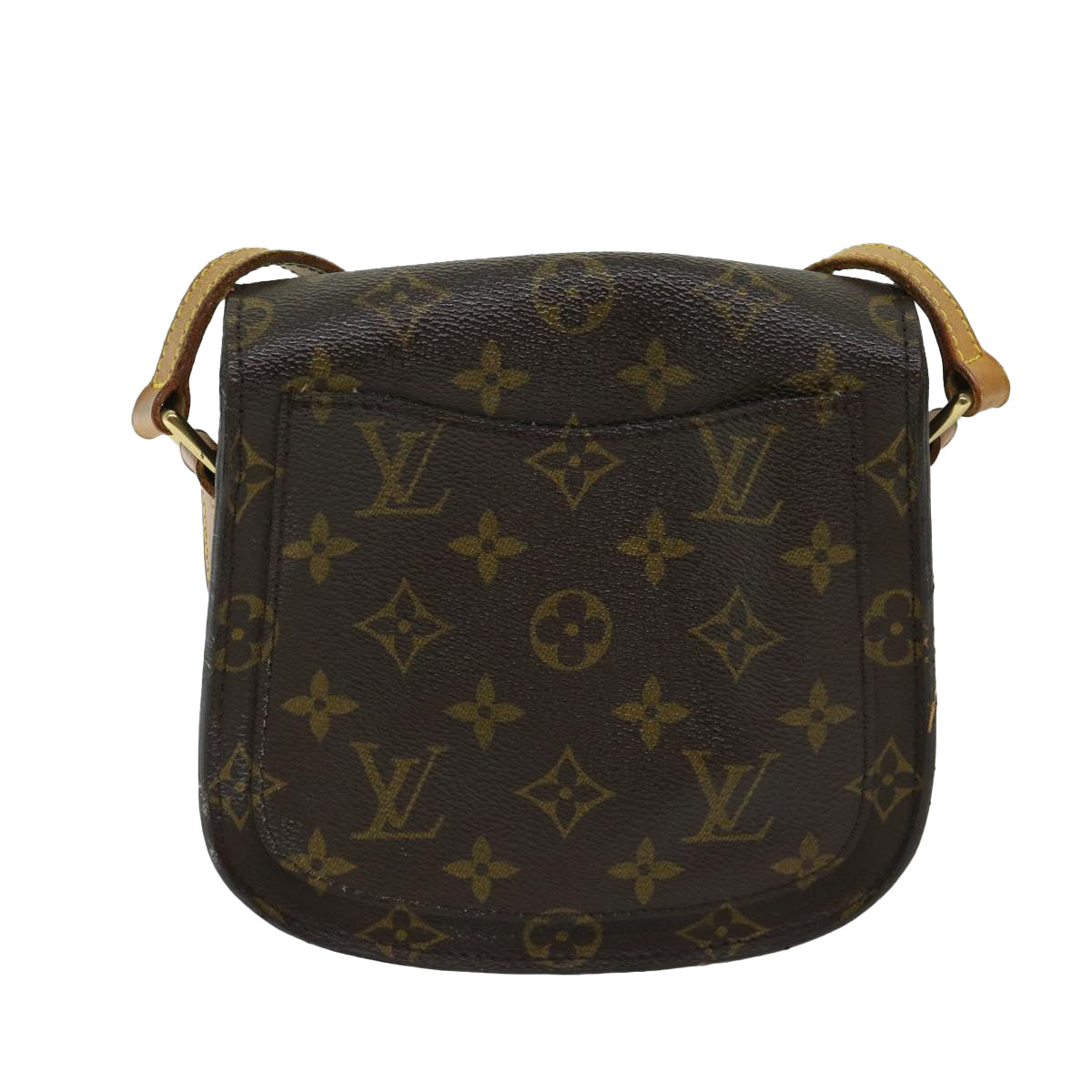 LOUIS VUITTON Monogram Saint Cloud PM Shoulder Bag M51244 LV Auth 66330