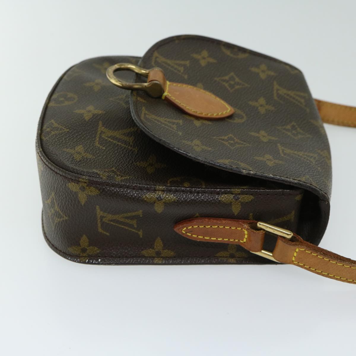 LOUIS VUITTON Monogram Saint Cloud PM Shoulder Bag M51244 LV Auth 66330