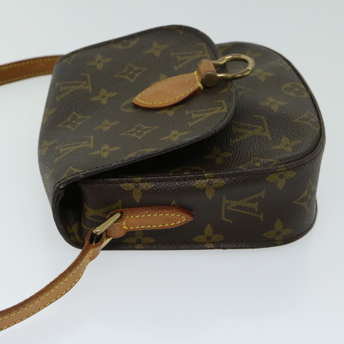 LOUIS VUITTON Monogram Saint Cloud PM Shoulder Bag M51244 LV Auth 66330