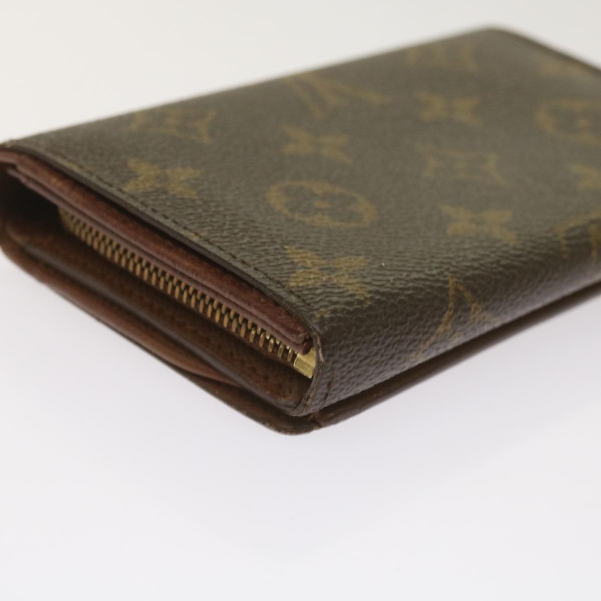 LOUIS VUITTON Monogram Porte Monnaie Billets Tresor Wallet M61730 LV Auth 66334