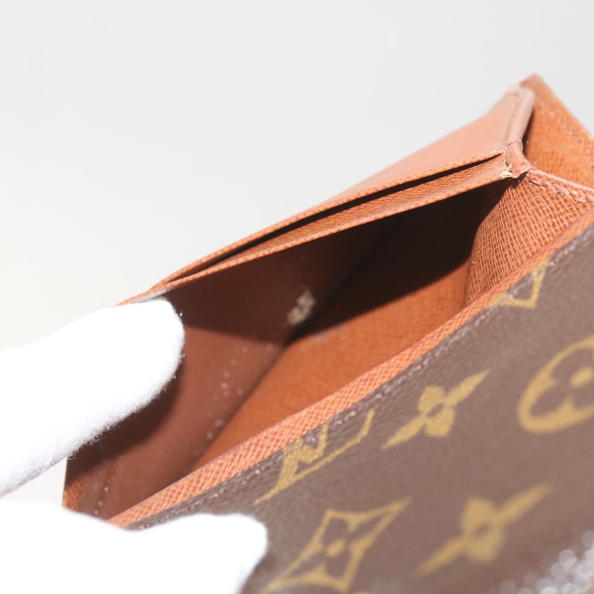 LOUIS VUITTON Monogram Porte Monnaie Billets Tresor Wallet M61730 LV Auth 66334