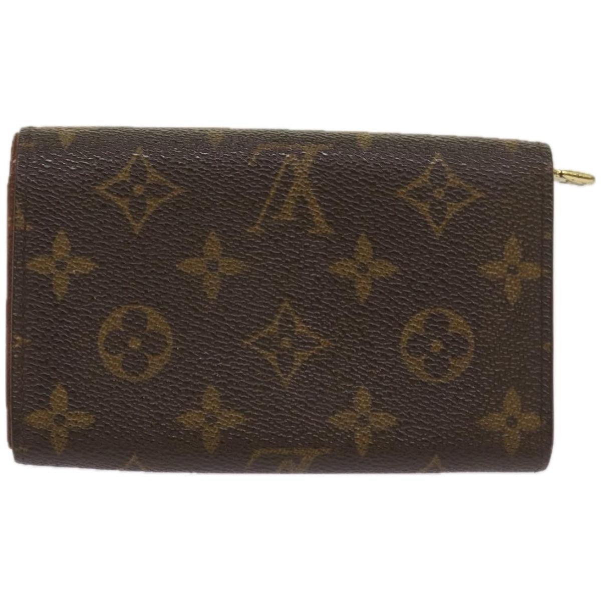 LOUIS VUITTON Monogram Porte Monnaie Billets Tresor Wallet M61730 LV Auth 66334