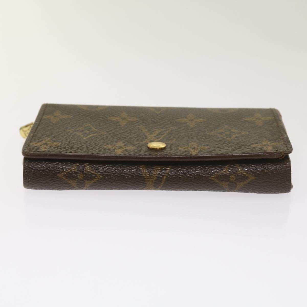 LOUIS VUITTON Monogram Porte Monnaie Billets Tresor Wallet M61730 LV Auth 66334