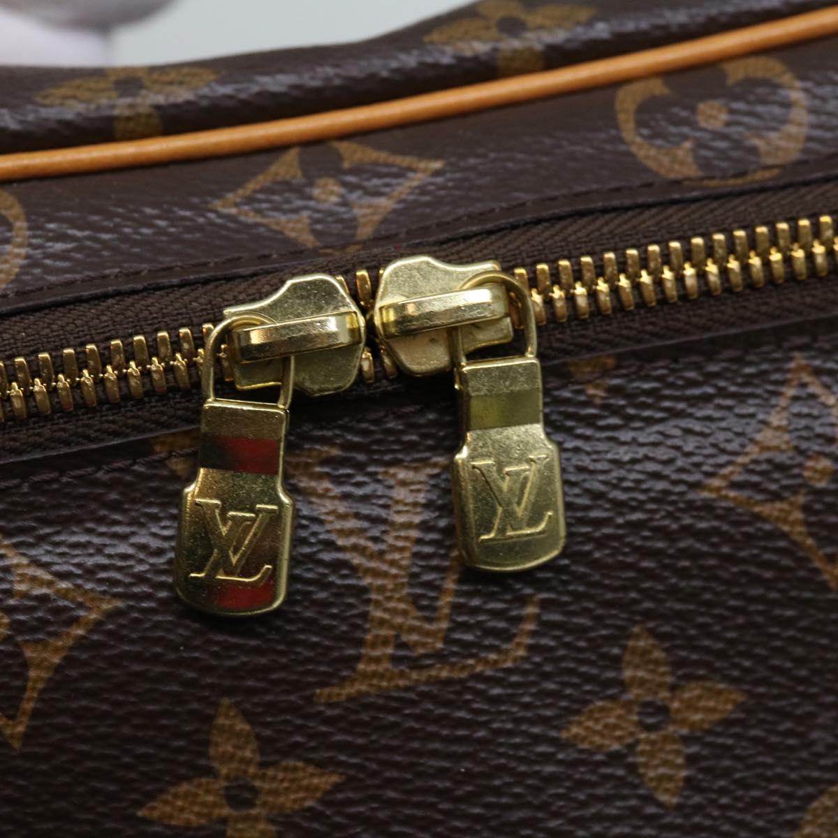 LOUIS VUITTON Monogram Nice BB Hand Bag Vanity M42265 LV Auth 66339