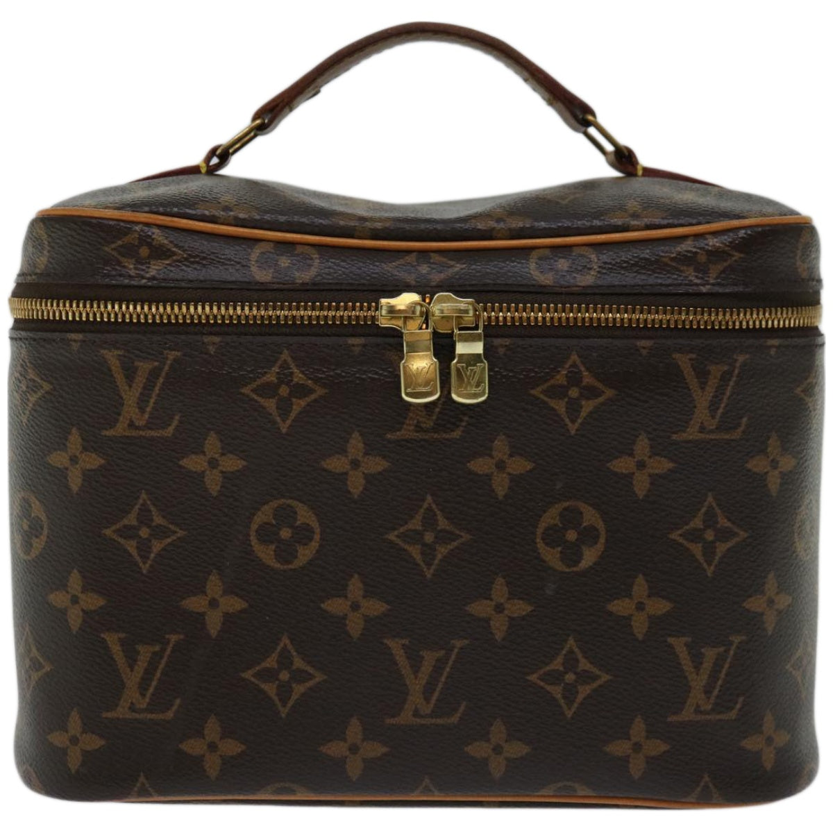 LOUIS VUITTON Monogram Nice BB Hand Bag Vanity M42265 LV Auth 66339