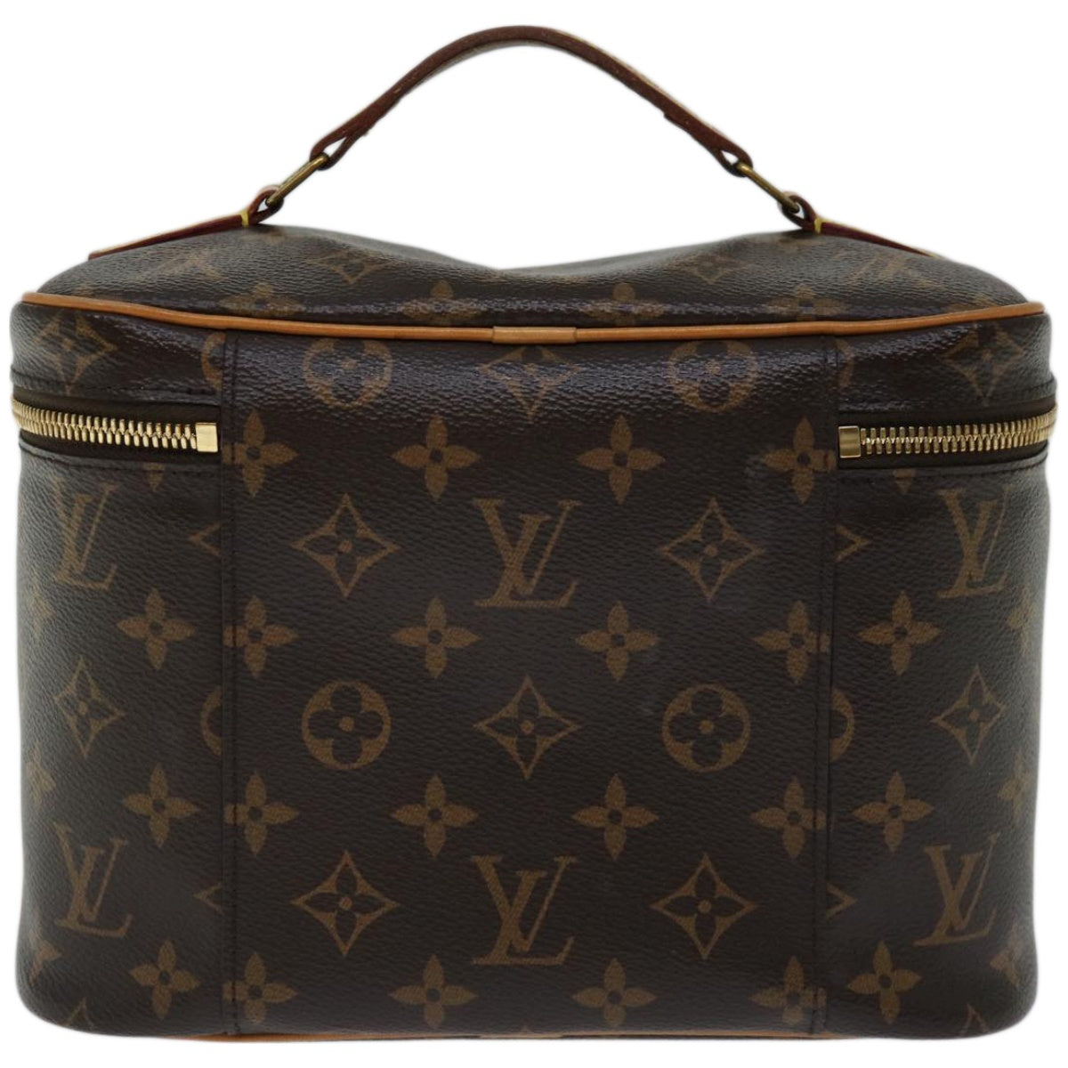 LOUIS VUITTON Monogram Nice BB Hand Bag Vanity M42265 LV Auth 66339