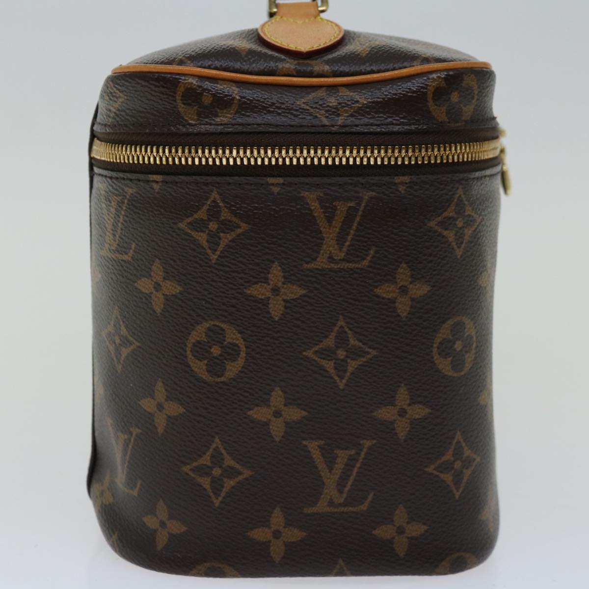 LOUIS VUITTON Monogram Nice BB Hand Bag Vanity M42265 LV Auth 66339