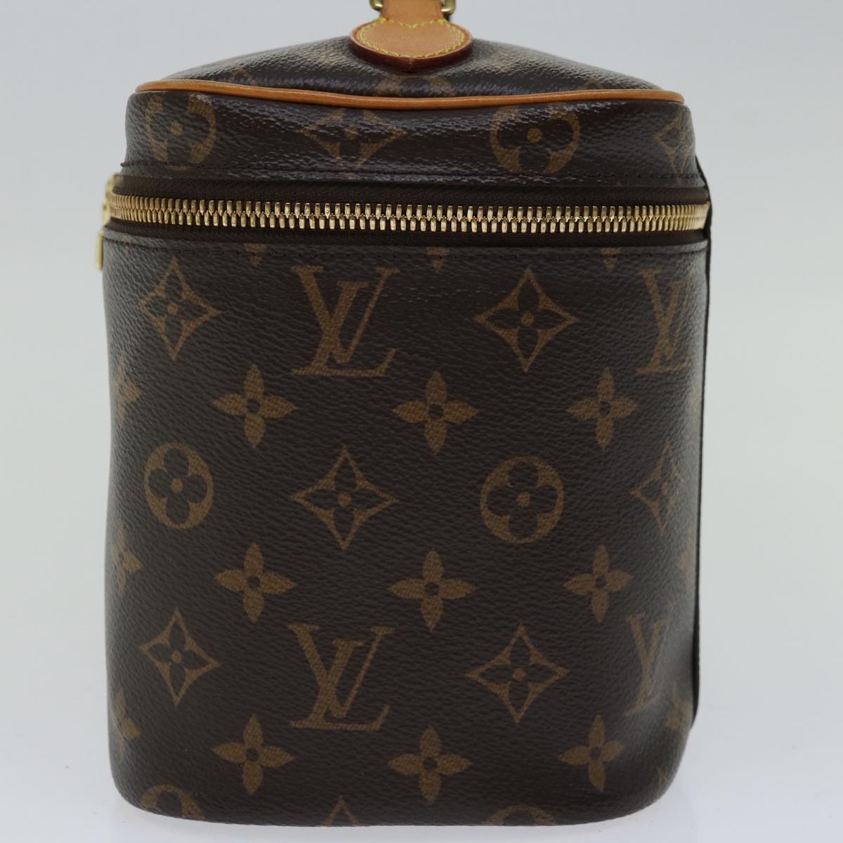 LOUIS VUITTON Monogram Nice BB Hand Bag Vanity M42265 LV Auth 66339