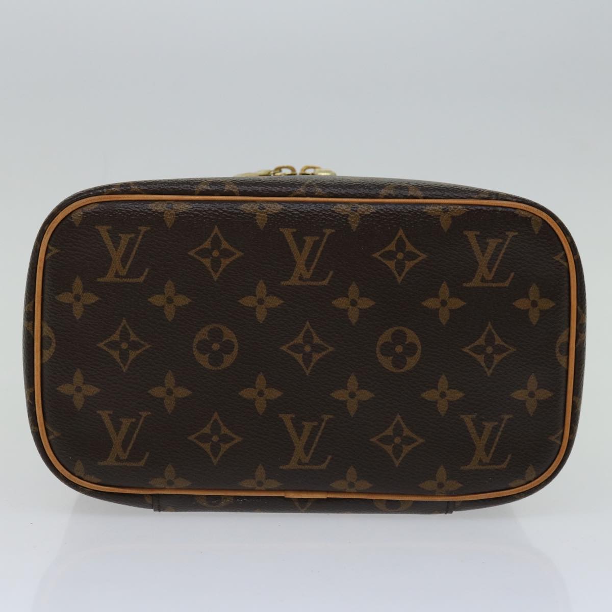 LOUIS VUITTON Monogram Nice BB Hand Bag Vanity M42265 LV Auth 66339