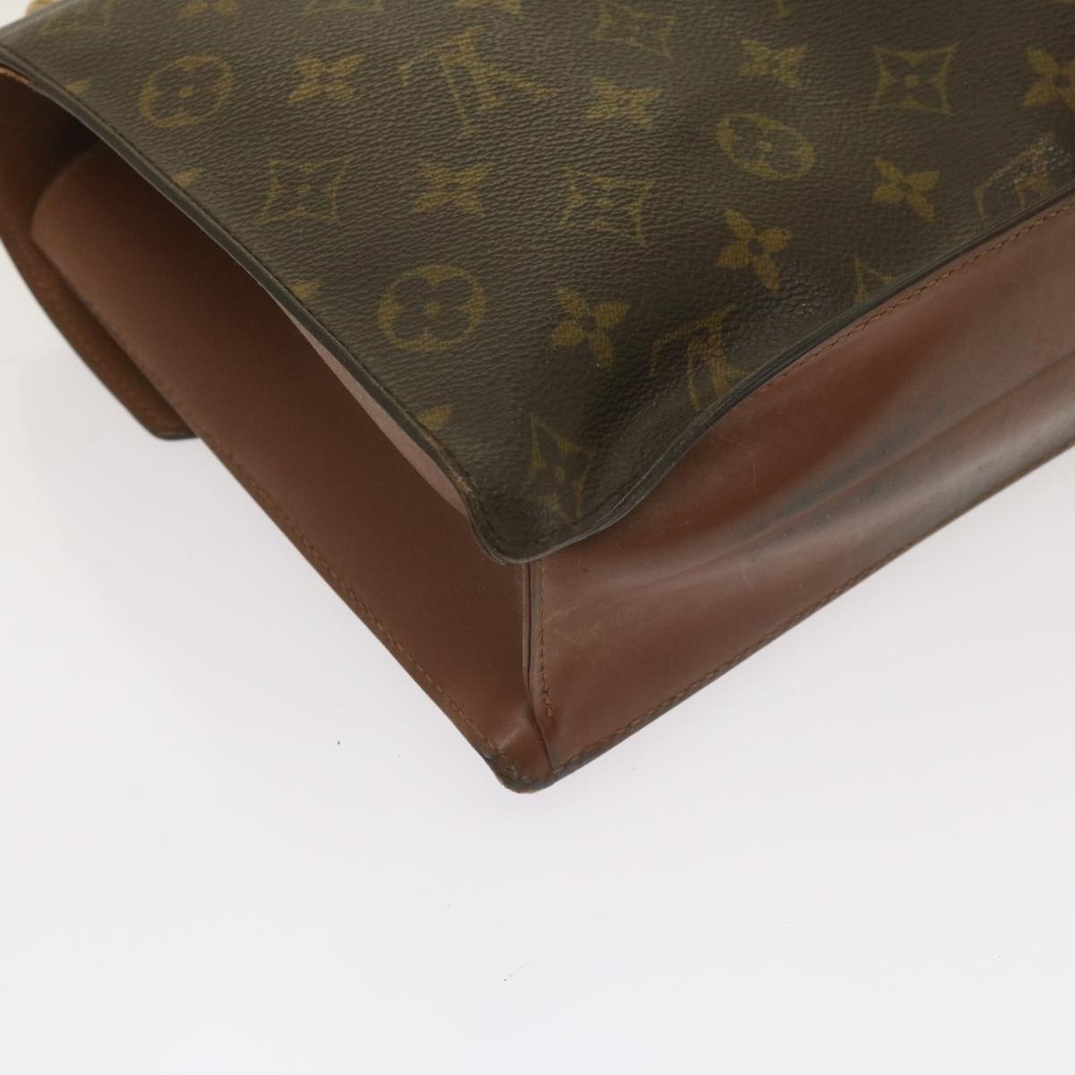 LOUIS VUITTON Monogram Monceau 28 Hand Bag 2way M51185 LV Auth 66350