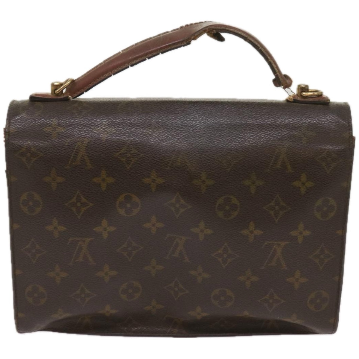 LOUIS VUITTON Monogram Monceau 28 Hand Bag 2way M51185 LV Auth 66350