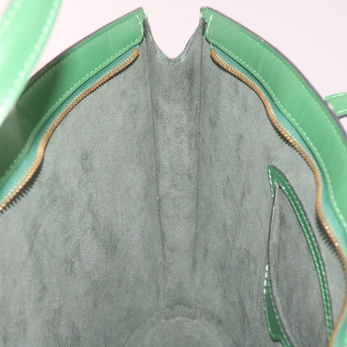 LOUIS VUITTON Epi Saint Jacques Hand Bag Green M52274 LV Auth 66356