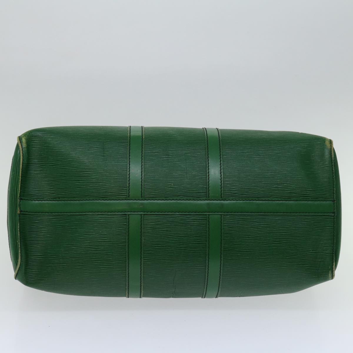 LOUIS VUITTON Epi Keepall 45 Boston Bag Green M42974 LV Auth 66402