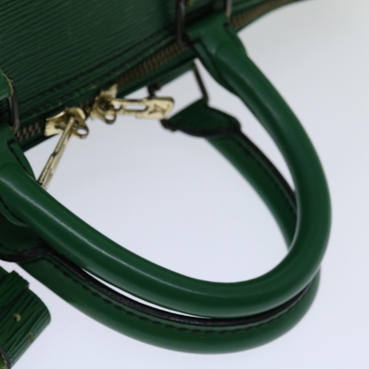 LOUIS VUITTON Epi Keepall 45 Boston Bag Green M42974 LV Auth 66402