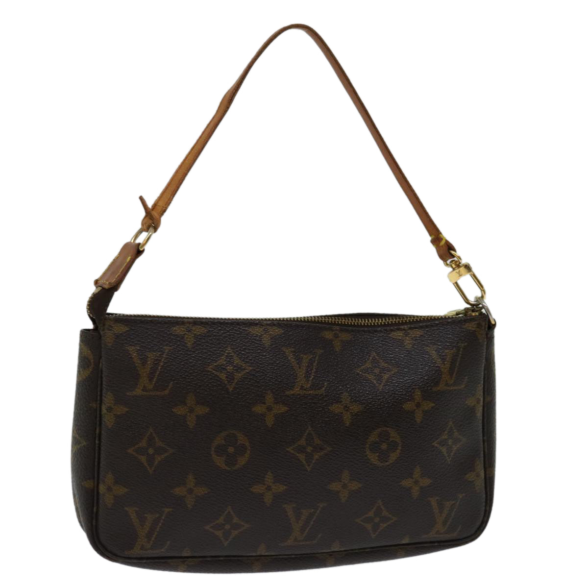 LOUIS VUITTON Monogram Pochette Accessoires Pouch M51980 LV Auth 66403