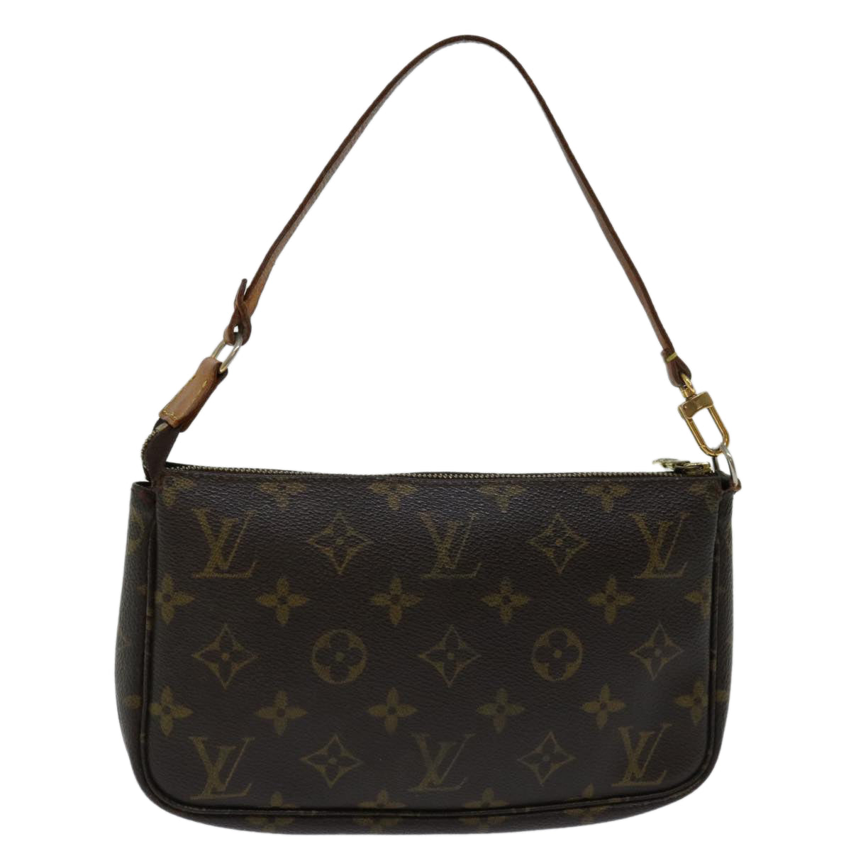 LOUIS VUITTON Monogram Pochette Accessoires Pouch M51980 LV Auth 66405